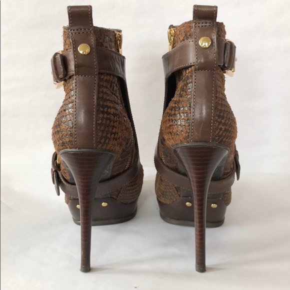 Michael Kors | Embossed Python Ankle Boot - Picture 5 of 8